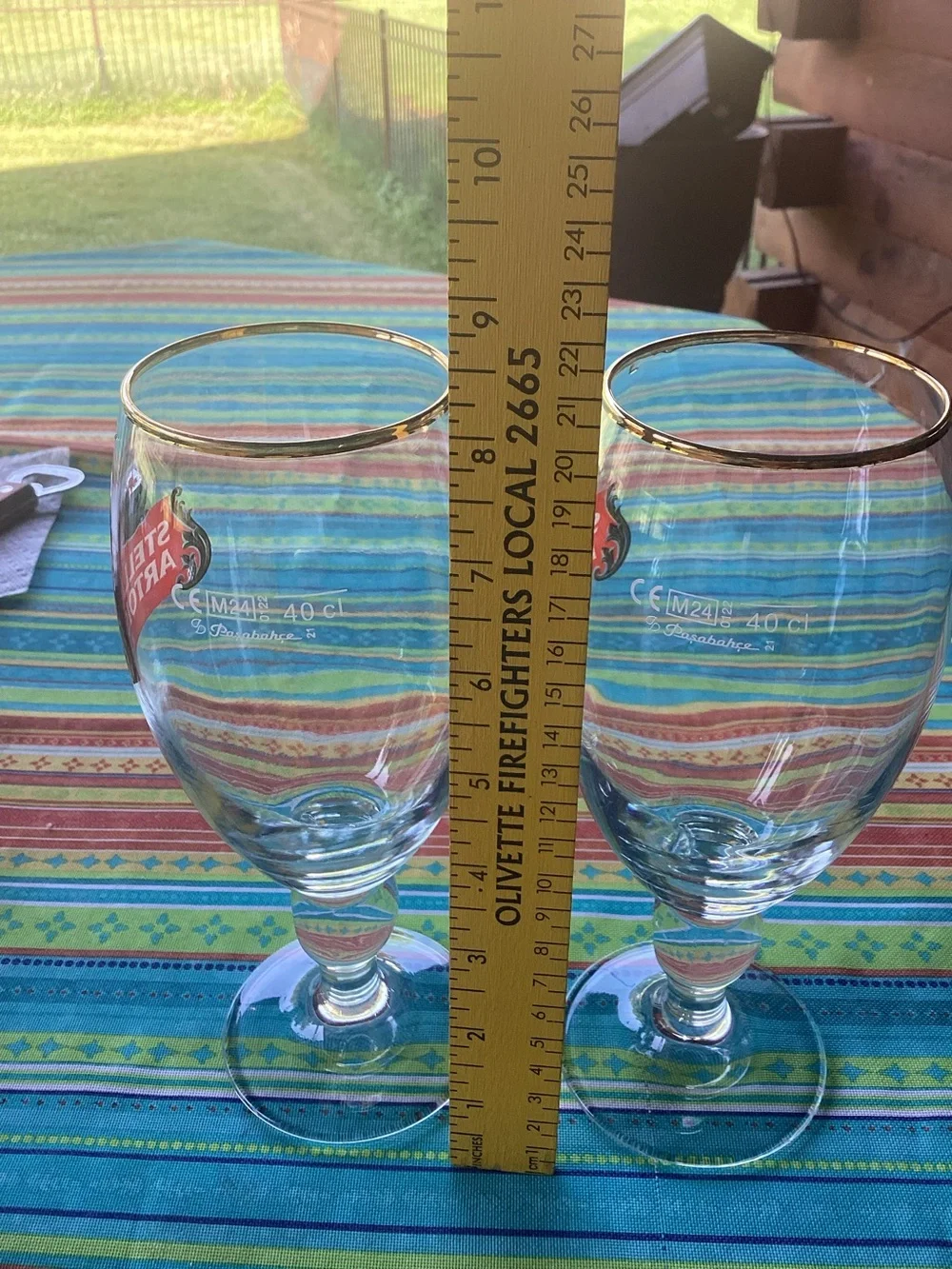 Stella Artois Beer Glasses - set of 2